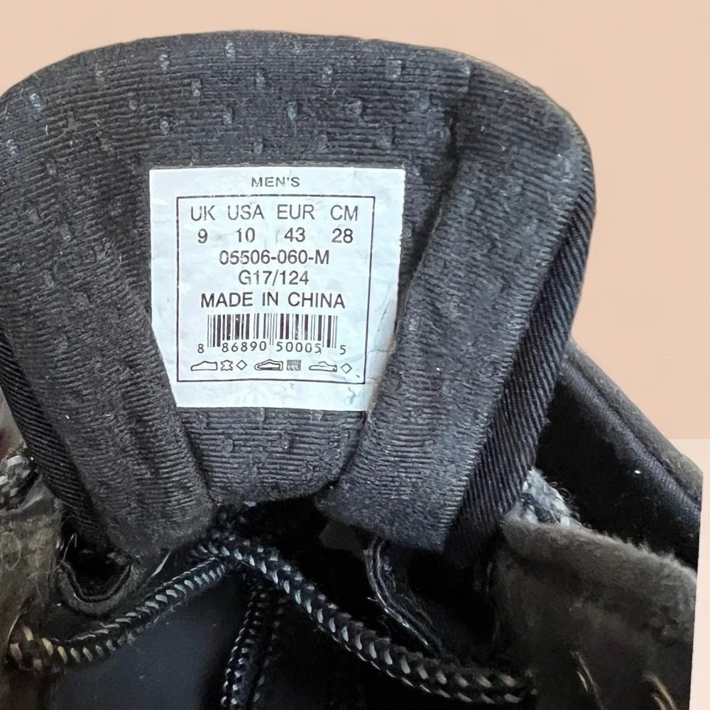 Palladium Crushion SCRMBL DB TX Boots Waterproof Rubber Snow Men's 10 Black Duck